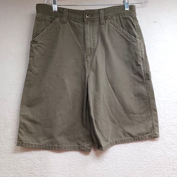 Urban Pipeline UP Carpenter Shorts Boys 18H (Husky) Cotton Casual Green RN 73277 - Picture 1 of 10